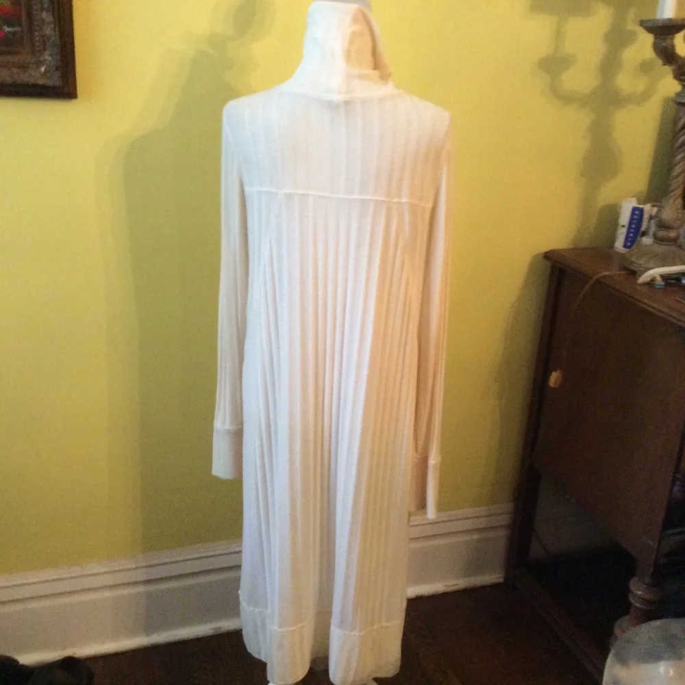 WeThe Free Cream Turtleneck LS Sweater Dress L - Picture 6 of 16